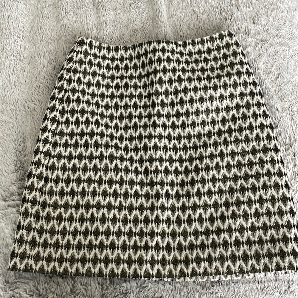 LOFT Metallic Mini Skirt